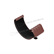 Соединитель желоба МЕТАЛЛ ПРОФИЛЬ Foramina PUR D125 RR32