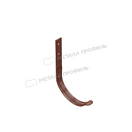 Держатель желоба карнизный МЕТАЛЛ ПРОФИЛЬ Foramina PUR D150х165 Ral 8017