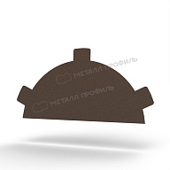 Заглушка конька круглого простая NormanMP (ПЭ-01-NL805-0.5)